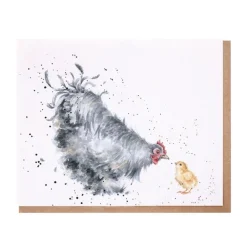 'Mother Hen' Blank Greetings Card