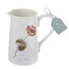 Mouse & Poppy Bone China 2 Pint Jug