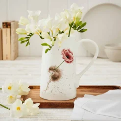 Mouse & Poppy Bone China 2 Pint Jug