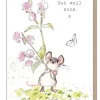Mouse "Get Well Soon" Greetings Card