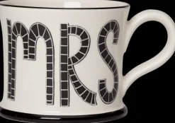 Mr & Mrs Twin Set of Mugs by Moorland Pottery