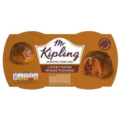Mr Kipling Sticky Toffee Steamed Puds