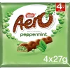 Nestle Aero Peppermint Chocolate Bar -- Pack of 4 (4x27g)