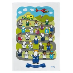 NHS 75th Anniversary Cotton Tea Towel