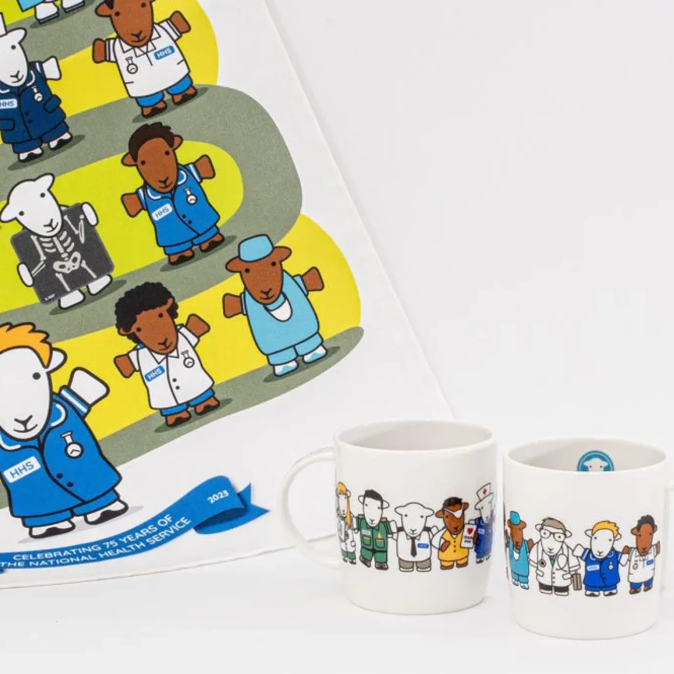 NHS 75th Anniversary Cotton Tea Towel