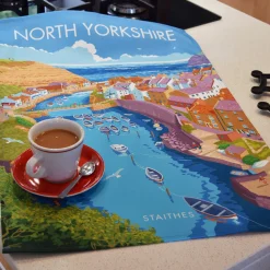 North Yorkshire - Staithes Tea Towel