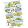 Northumberland by Emma Ball Tea Towel