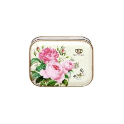 Nostalgia Rose Small Rectangular Tin
