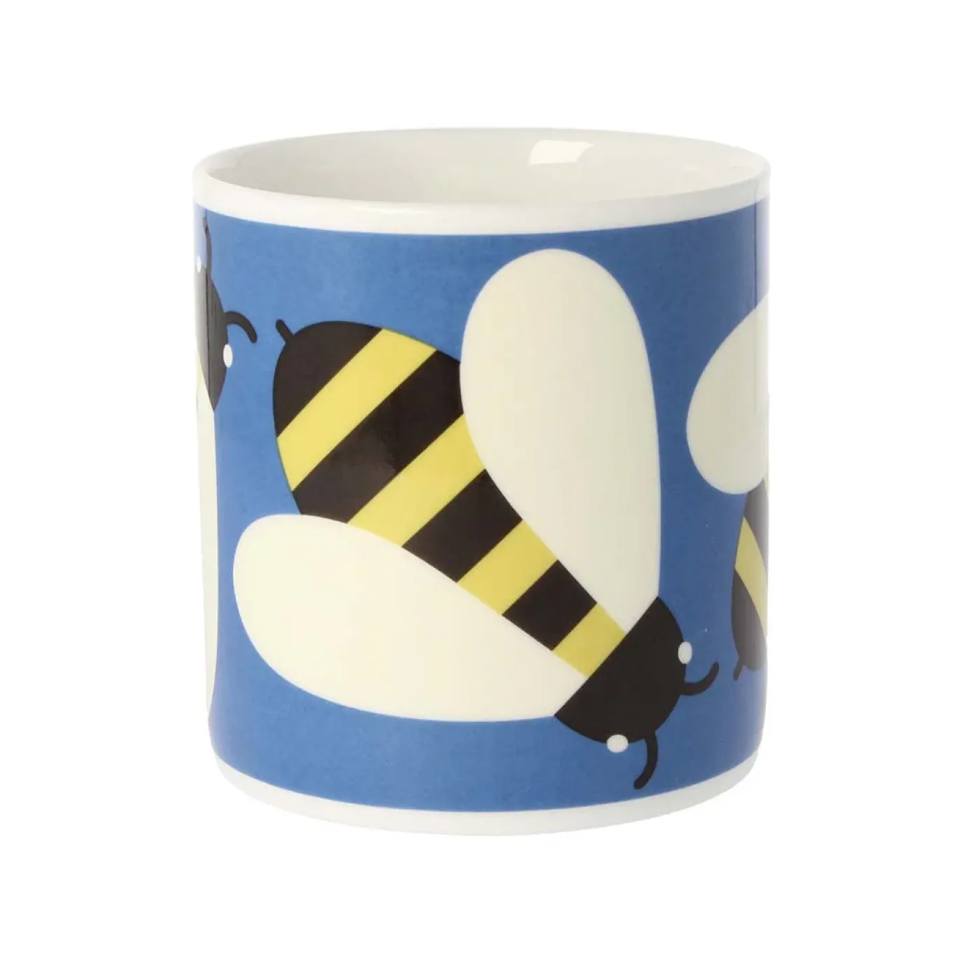 Orla Kiely Busy Bee Blue Bone China Mug