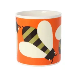 Orla Kiely Busy Bee Orange Bone China Mug