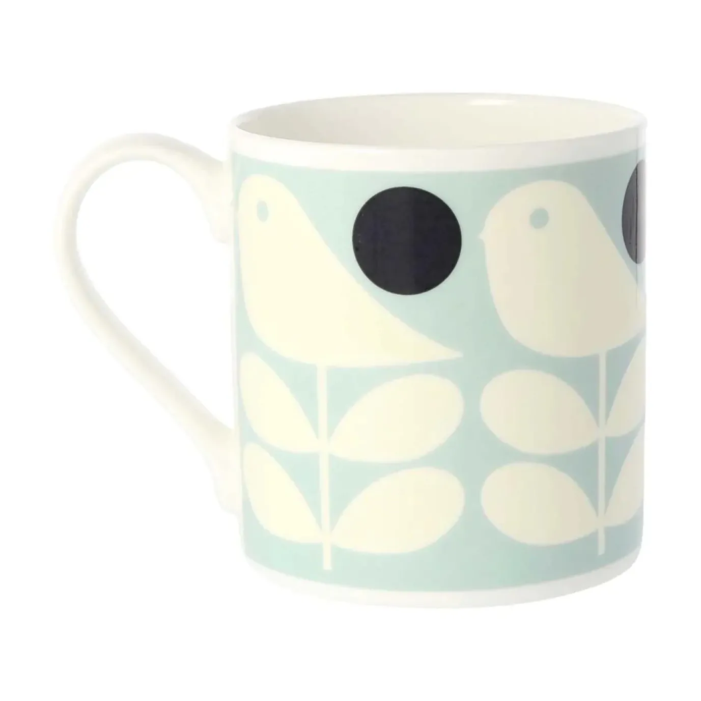 Orla Kiely Early Bird Light Blue Bone China Mug
