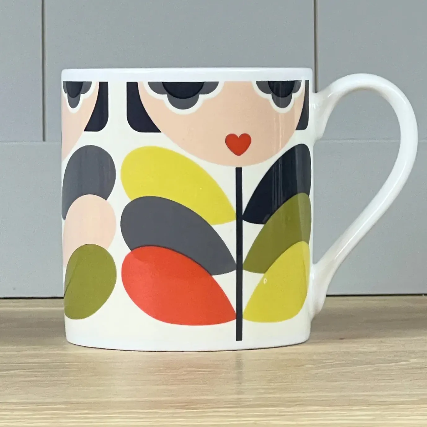 Orla Kiely Lady Stem Bone China Mug