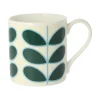 Orla Kiely Linear Stem Teal Bone China Mug