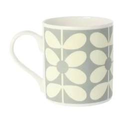 Orla Kiely 60's Stem Duckegg Bone China Mug