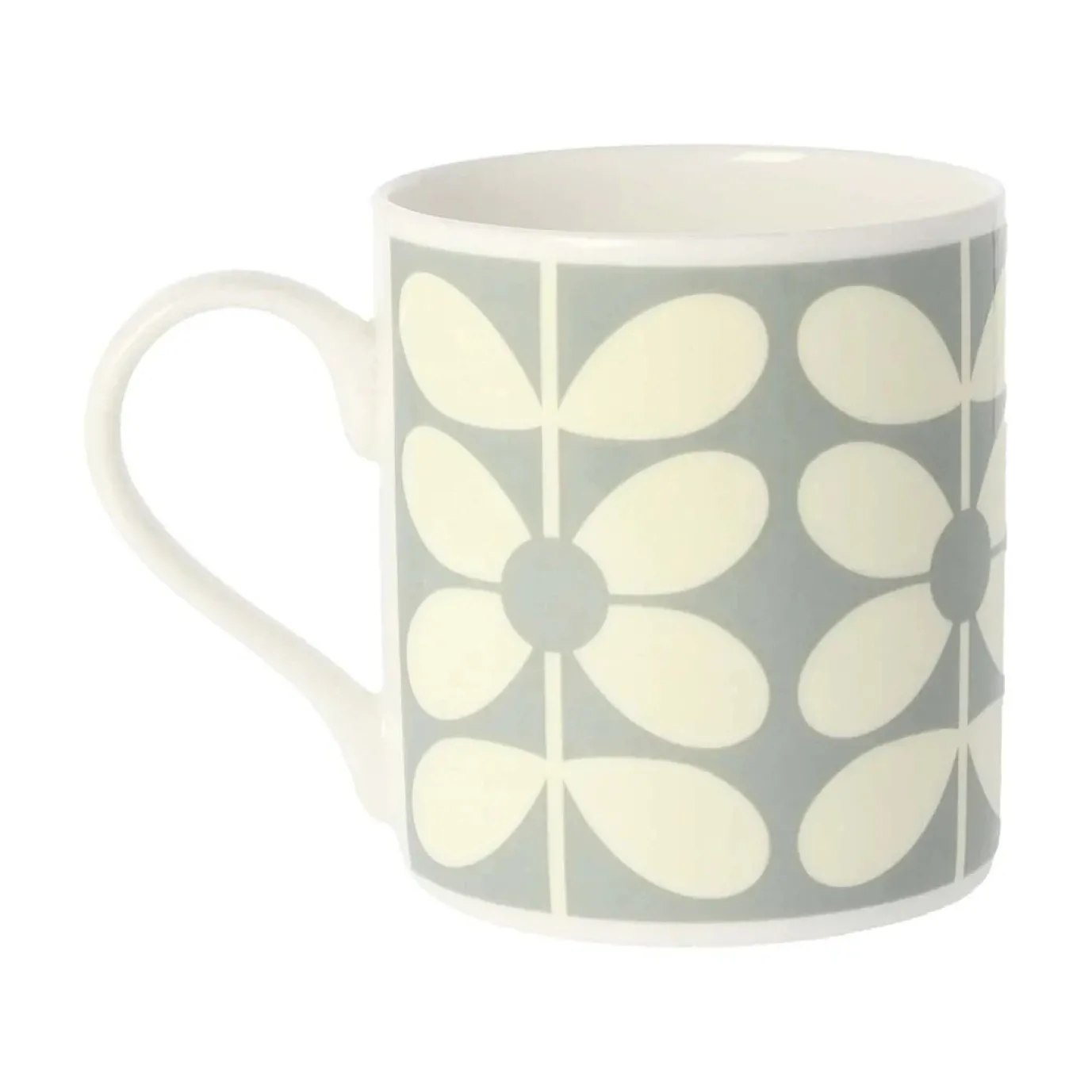 Orla Kiely 60's Stem Duckegg Bone China Mug