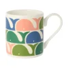 Orla Kiely Whale Pink Bone China Mug
