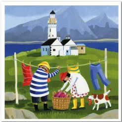 Ornsay Washing Day Greetings Card