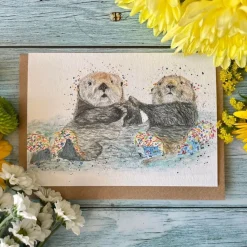 Otis and Opal Blank Greetings Eco Card