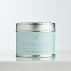 Oud & Black Cherry Medium Tin Candle