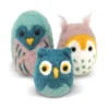 Owl Family Needle Felting Kit