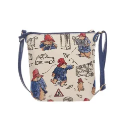 Paddington Bear Tapestry Sling Bag