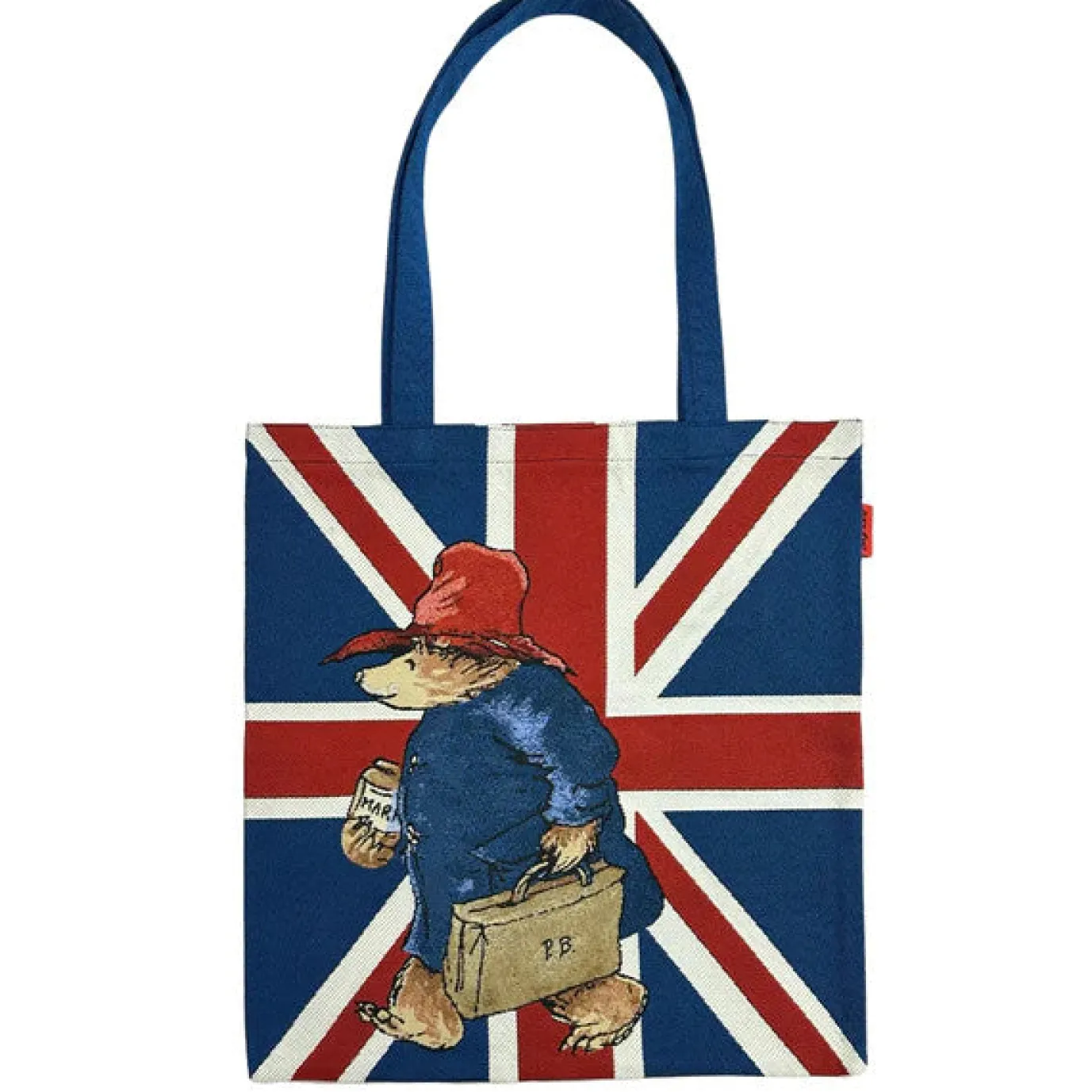 Paddington Bear Union Jack Flat Tote Bag