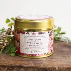 Palace Gardens Candle in a Matt Gold Tin