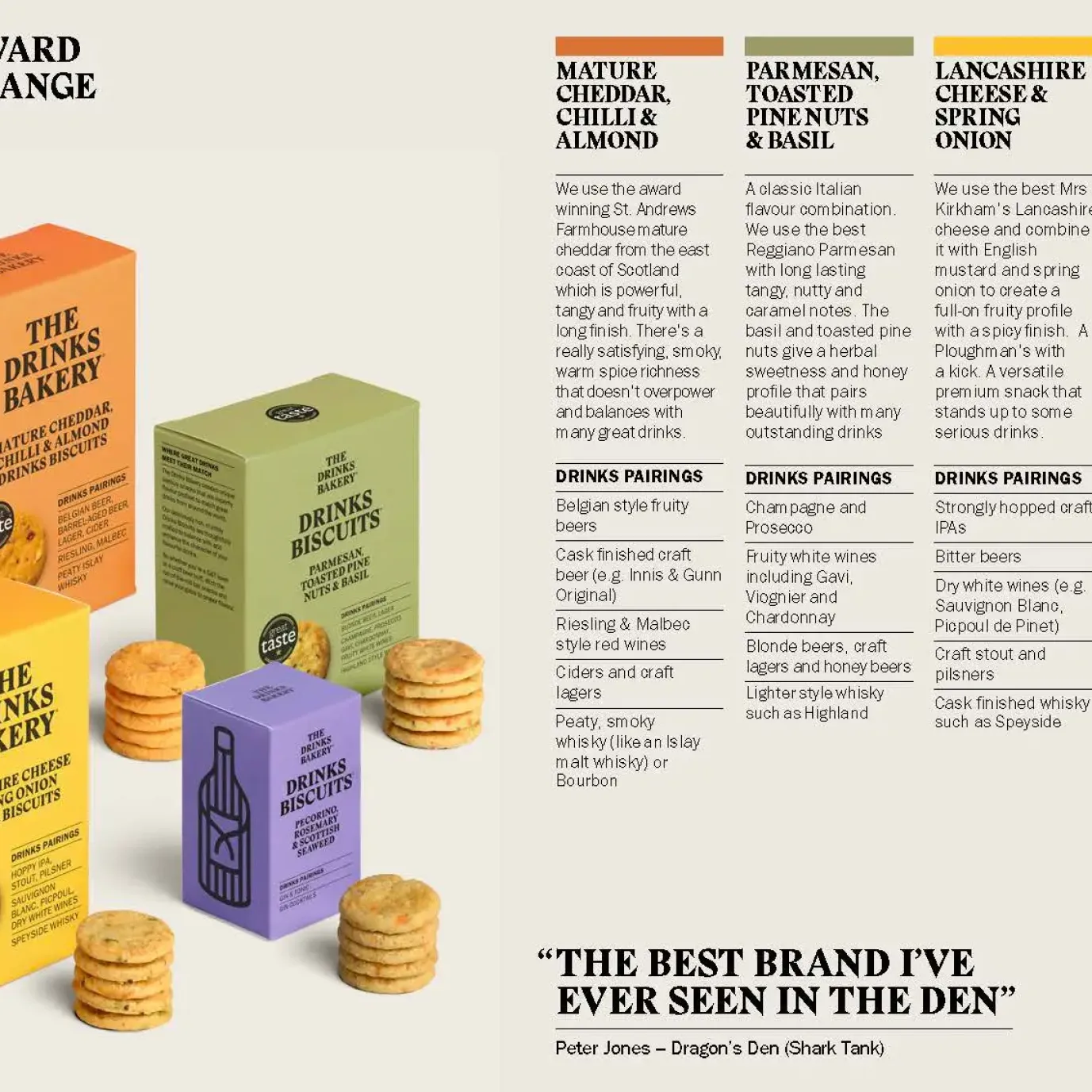 Parmesan, Toasted Pine Nuts and Basil Drinks Biscuits 36g