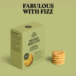 Parmesan, Toasted Pine Nuts and Basil Drinks Biscuits 110g