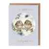 'Party Owl-Night' Birthday Greetings Card