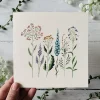 Pastel Wildflowers Greeting Card