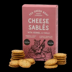 Pea Green Boat Bakery Cheese Sablés with Fennel & Chilli