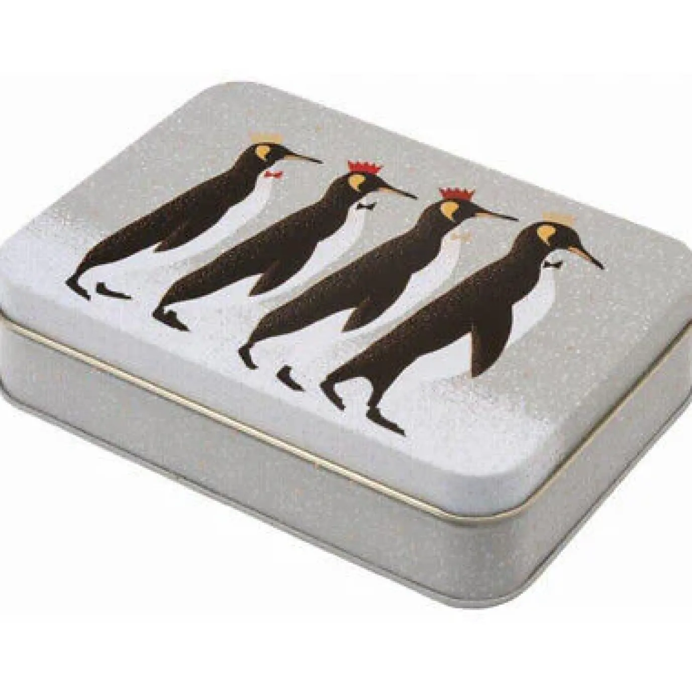 Penguin Small Rectangular Tin