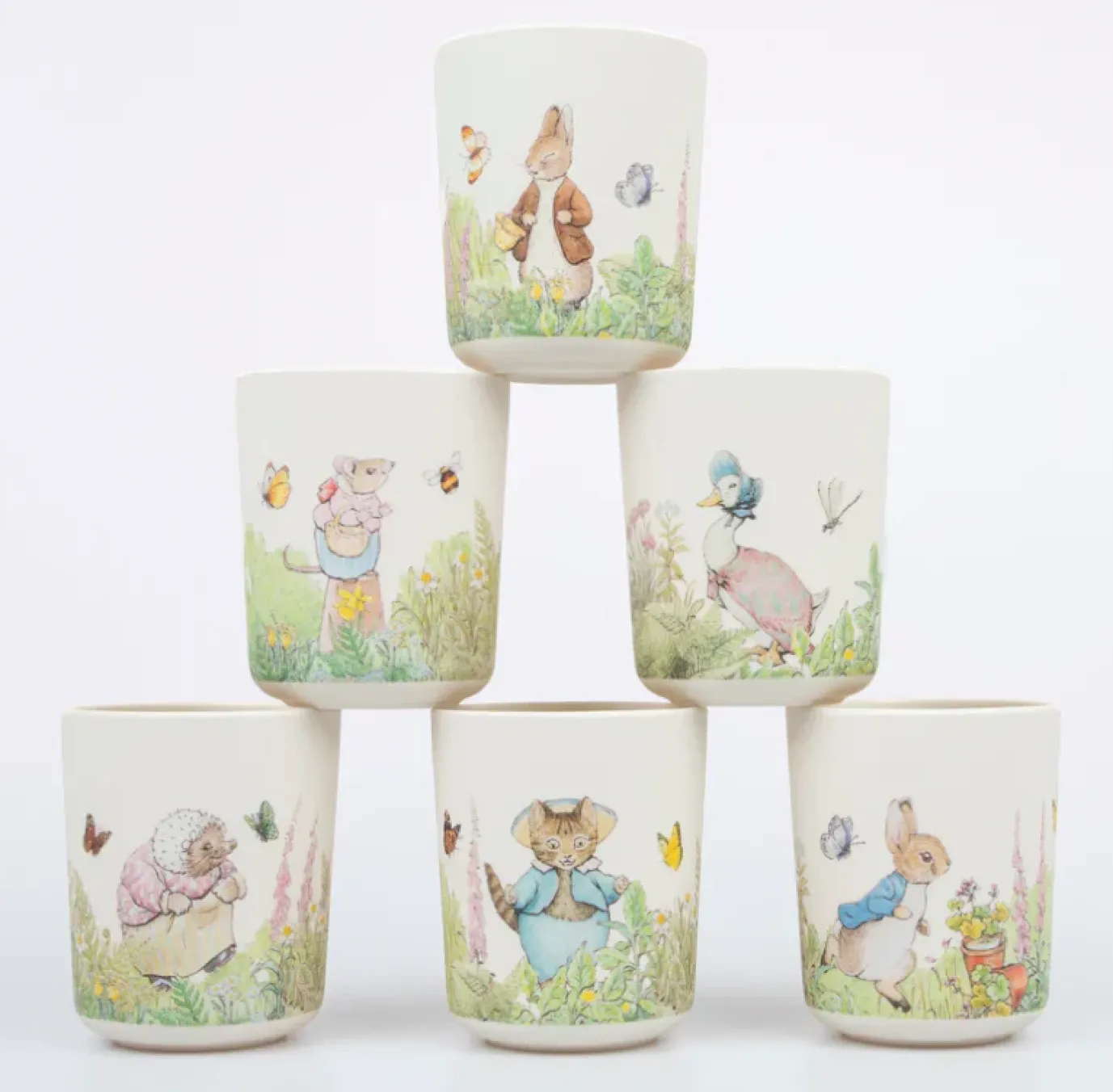 Peter Rabbit Reusable Cups - Set of 6