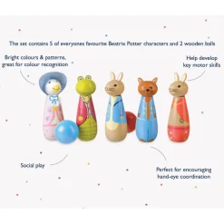 Peter Rabbit™ Wooden Skittles Toy