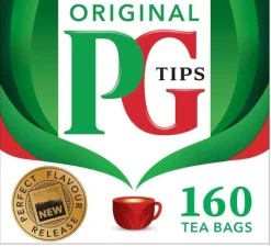 PG Black Non-Pyramid Teabags, 160ct