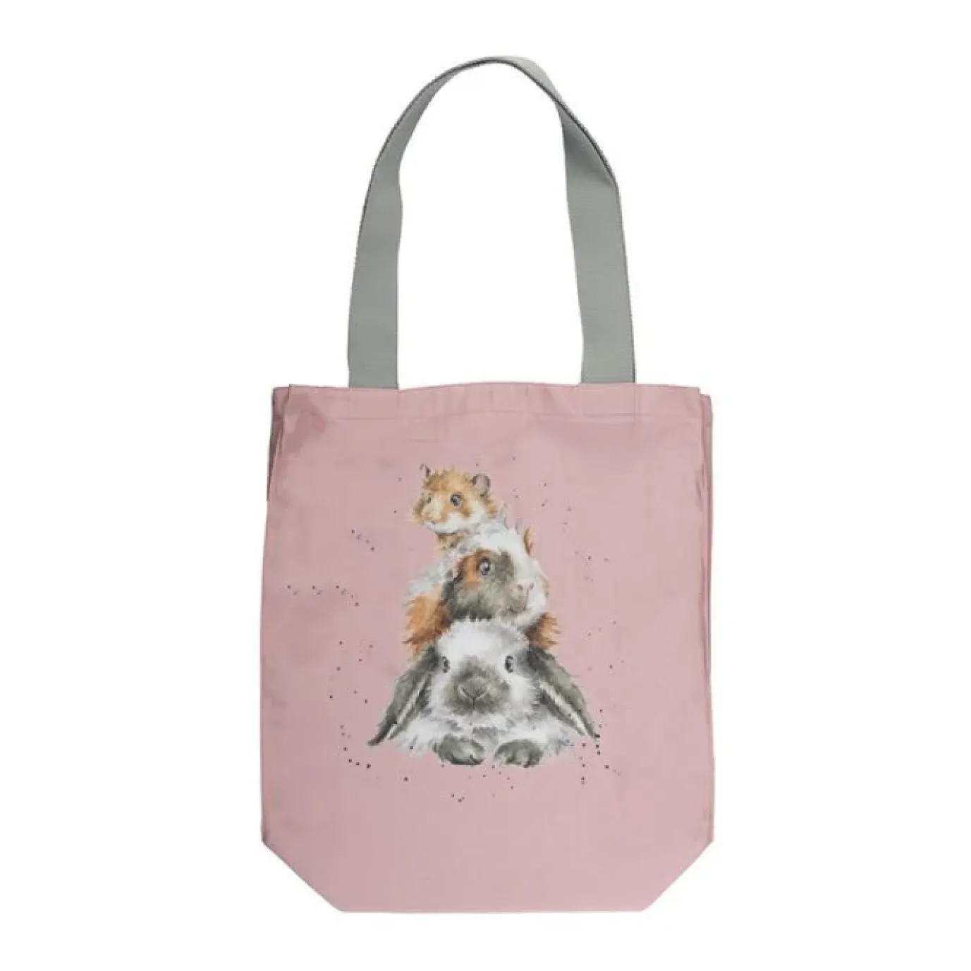 'Piggy in the Middle' Guinea Pig Canvas Tote Bag