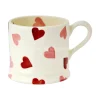 Pink Hearts Small Mug
