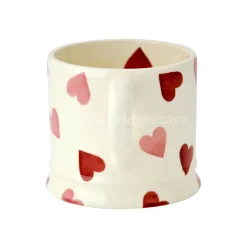 Pink Hearts Small Mug
