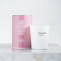 Pink Pepper & Plum Luxury Glass Votive Candle