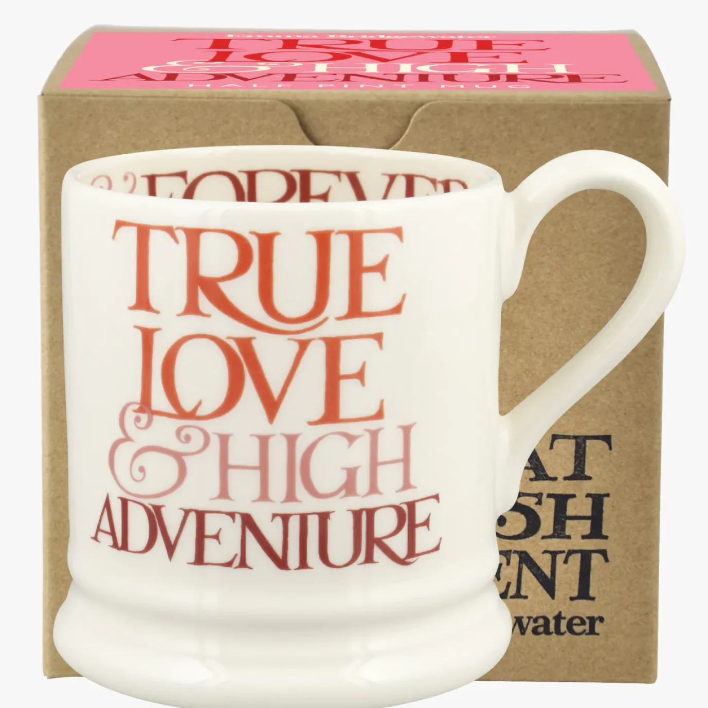 Pink Toast True Love 1/2 Pint Mug Boxed