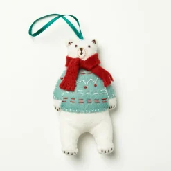 Polar Bear Felt Craft Mini Kit