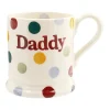 Polka Dot 'Daddy' 1/2 Pint Mug