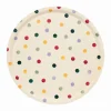 Polka Dot Round Birch Tray