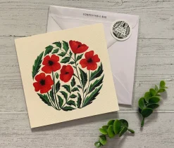 Poppies Greeting Card