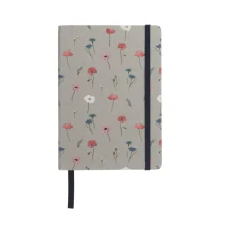 Poppy Meadow B6 Fabric Notebook