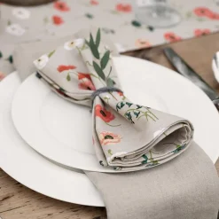 Poppy Meadow Napkins - Set of 4