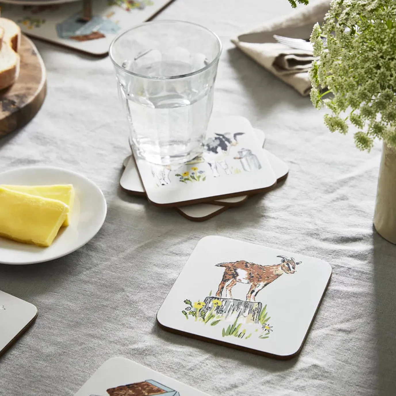 Portman Farm Coasters - Set of 4