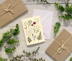 Pressed Wildflowers Greeting Card