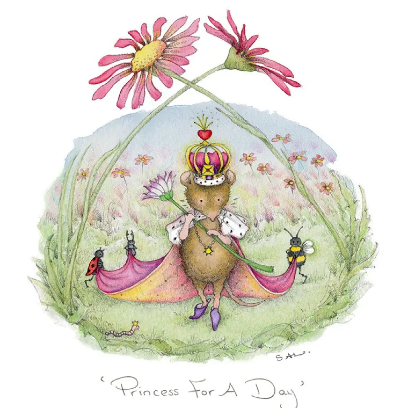 Princess For A Day Greeting Card